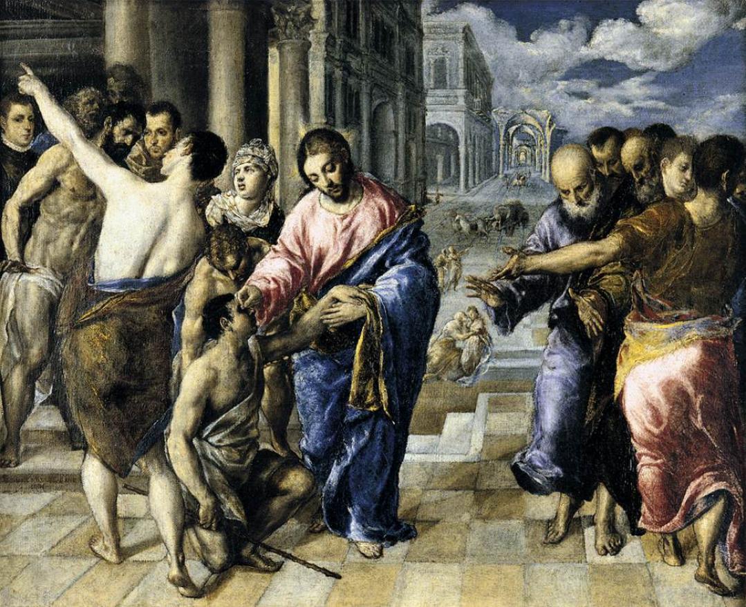El Greco - Christ Healing the Blind, ca. 1570