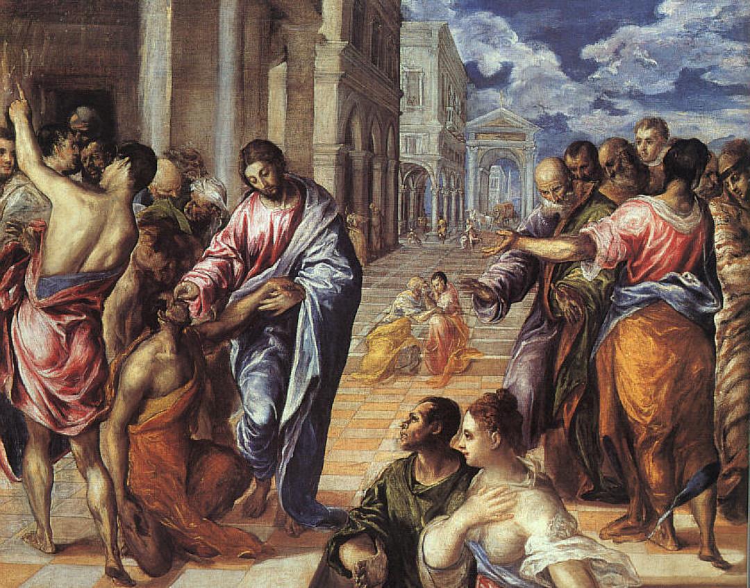 El Greco - Christ Healing the Blind, ca. 1572