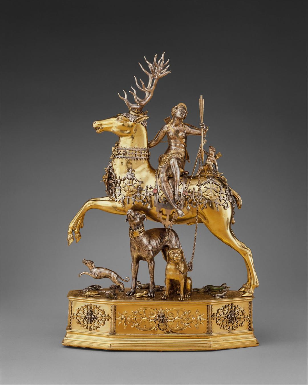 Joachim Friess (attributed), Diana and the Stag Automaton, 1620