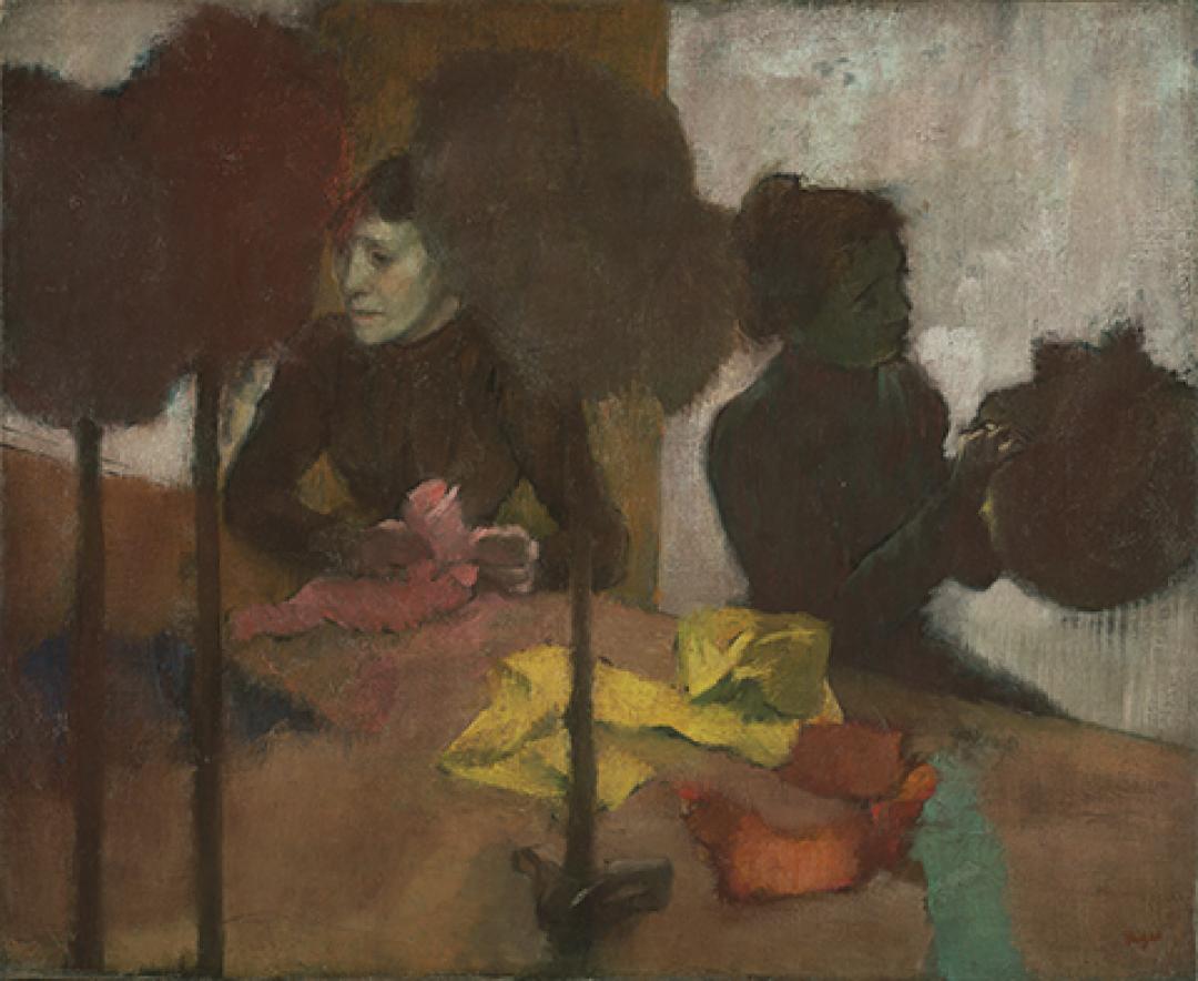 Degas, The Milliners, ca. 1882