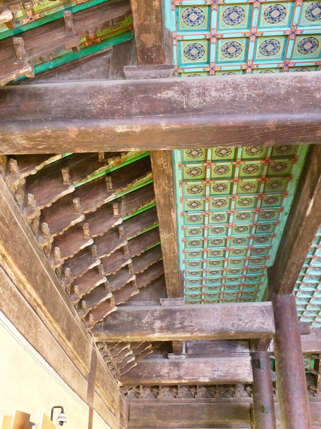 Brackets on the interior of the Sacrificial Hall