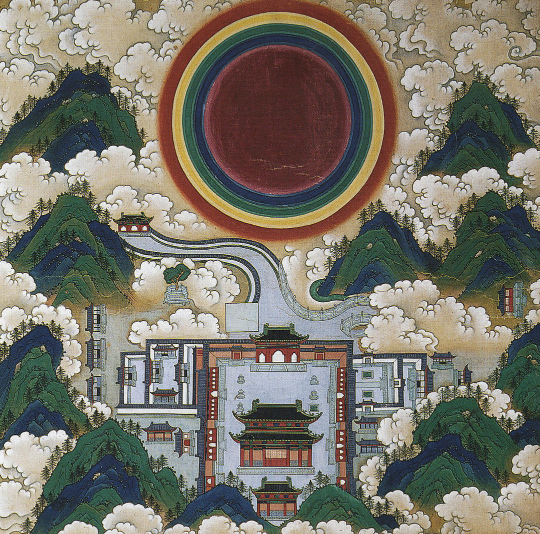Detail from Auspicious Images on Mount Taihe 