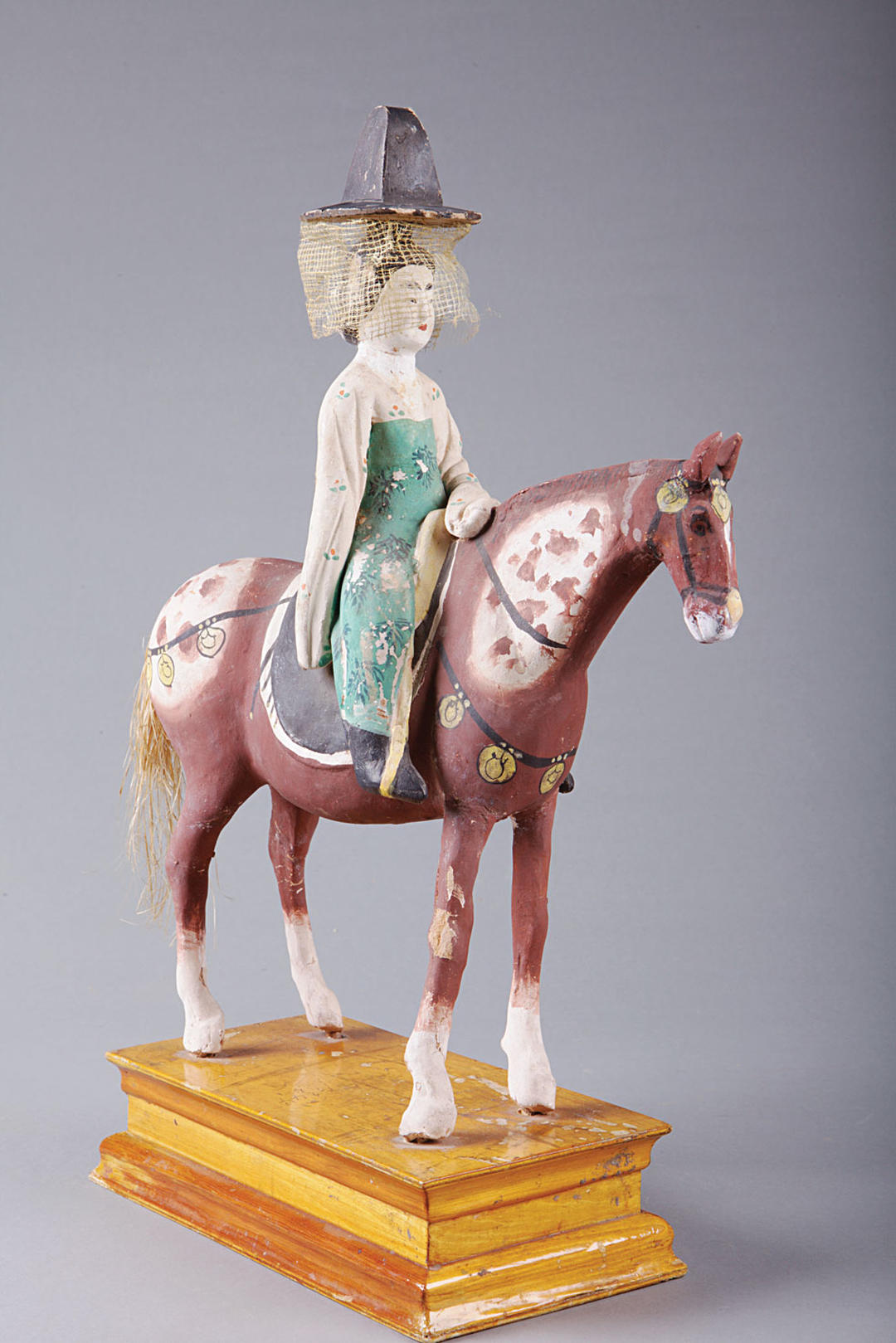 Female rider and horse