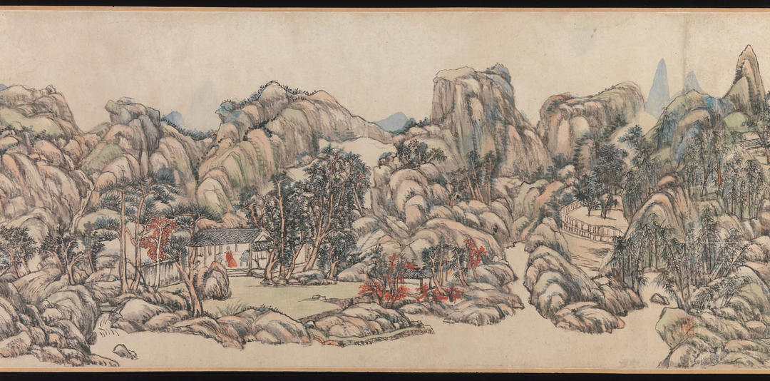 Wang Yuanqi, Wheel River Villa, 1711