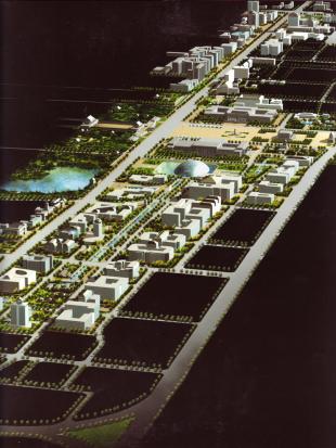 Computer-generated images for future Chang'an Avenue